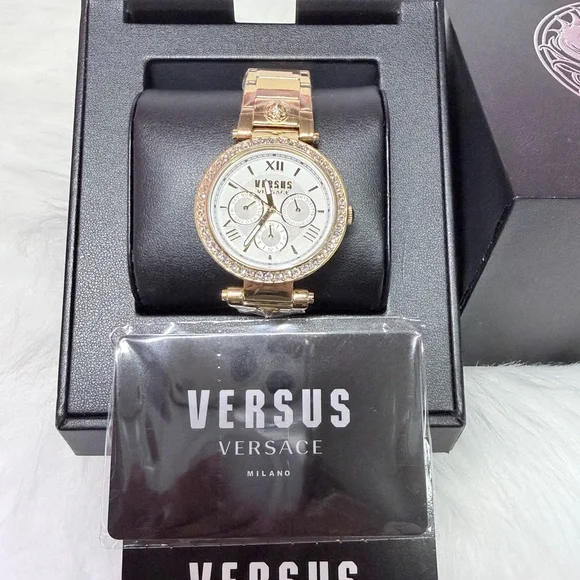 👨🏻Versus Versace Gold-Tone Men's Watch - Picture 7 of 8